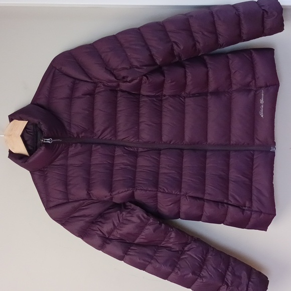 Eddie Bauer Cirruslite Down Jacket Puffer Purple Size M - Picture 7 of 12